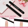 FACEMADE Nail Files and Buffer 12 Pcs, Professional Manicure Tools Kit Care Buffer Block Tools 100/180 Grit, Colorful